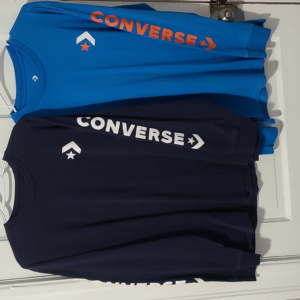 Set of 2 mens converse long sleeve